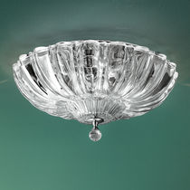 Plafonnier contemporain / en chrome / en...