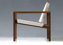 Fauteuil contemporain / en bois