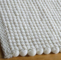 Tapis contemporain / uni / en laine / rectangulaire