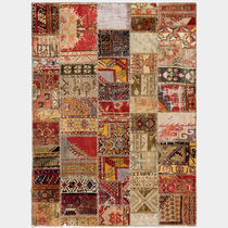 Tapis contemporain / patchwork / en laine...
