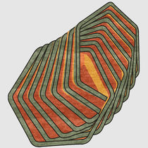 Tapis contemporain / à motif / en laine...