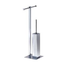 Brosse de toilettes en métal / au sol