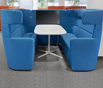 Canapé modulable / contemporain / gris /...