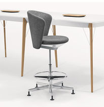 Tabouret de travail en tissu / tapissé /...