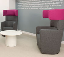 Fauteuil visiteur contemporain / en tissu...