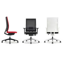 Fauteuil de bureau contemporain / en résille...