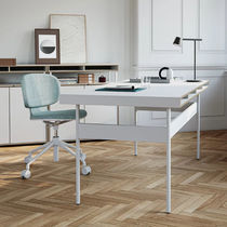 Chaise de bureau contemporaine / en tissu...
