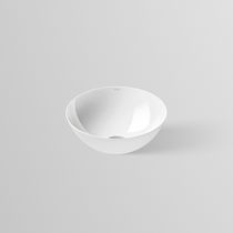 Vasque à poser / en acier vitrifié / antibactérienne...