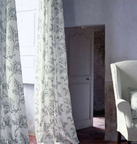 Tissu pour rideaux / à motif / en lin