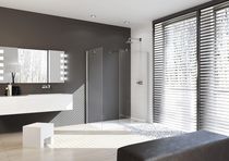 Douche à l'italienne / en verre / rectangulaire