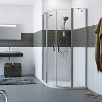 Paroi de douche battante / courbée / d'angle