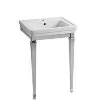 Console pour lavabo en métal