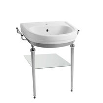 Console pour lavabo en métal