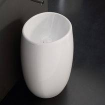 Vasque sur pied / en céramique / sans trou...