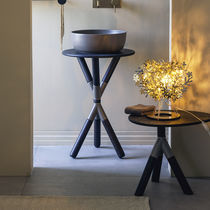 Console pour lavabo en bois / en céramique