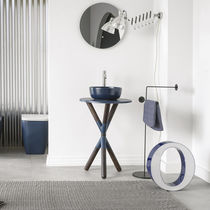 Console pour lavabo en bois / en céramique