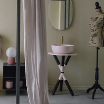 Console pour lavabo en bois / en céramique