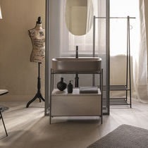 Vasque console / en céramique / avec tiroir...