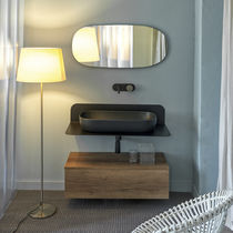 Meuble vasque suspendu / en bois / contemporain...