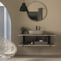 Meuble de salle de bain contemporain / en...