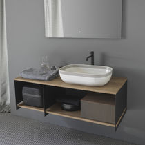 Meuble de salle de bain contemporain / en...