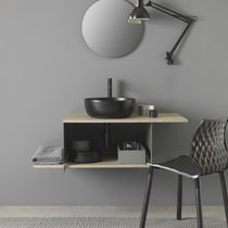 Meuble de salle de bain contemporain / en...