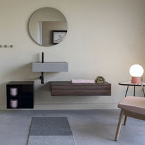 Meuble vasque suspendu / en bois / contemporain...
