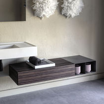 Meuble vasque suspendu / en bois / contemporain...