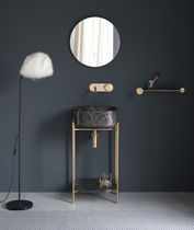 Vasque console / en céramique / sans trou...
