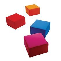 Repose-pied contemporain / en tissu / en...