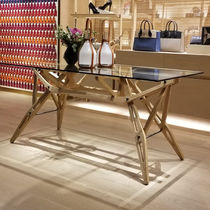 Table contemporaine / en verre / en marbre...