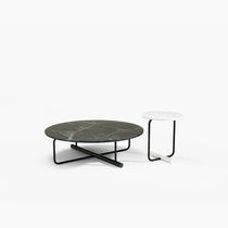 Table basse contemporaine / en tôle d'acier...