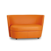 Canapé contemporain / en tissu / en cuir...