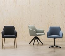 Chaise visiteur contemporaine / avec accoudoirs...
