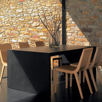 Table de conférence contemporaine / en chêne...