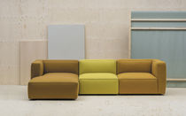 Canapé modulable / contemporain / gris /...