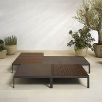 Table basse contemporaine / en acier / en...