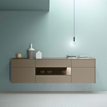 Buffet mural / contemporain / en bois laqué...
