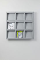 Porte-brochures mural / en métal / pour...