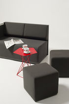Canapé contemporain / noir / en tissu /...