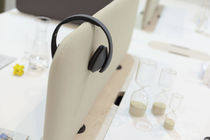 Séparateur de bureau sur bureau / en tissu