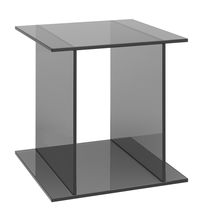 Table d'appoint contemporaine / en verre...