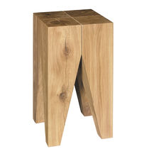 Table d'appoint contemporaine / en chêne...