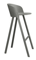Chaise de bar contemporaine / tapissée /...