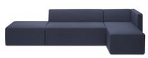 Canapé modulable / contemporain / bleu /...