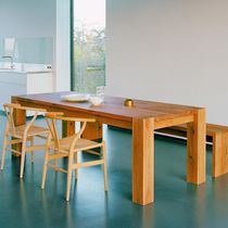 Table à manger contemporaine / en chêne...