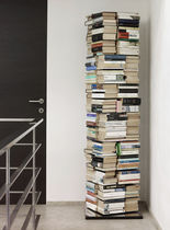 Bibliothèque contemporaine / en acier inoxydable...