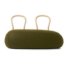 Banquette contemporaine / en tissu / contract...