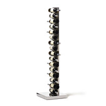 Porte-bouteilles en acier / sur pied / contemporain...