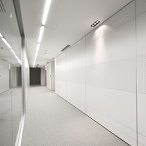 Panneau acoustique mural / en bois massif...